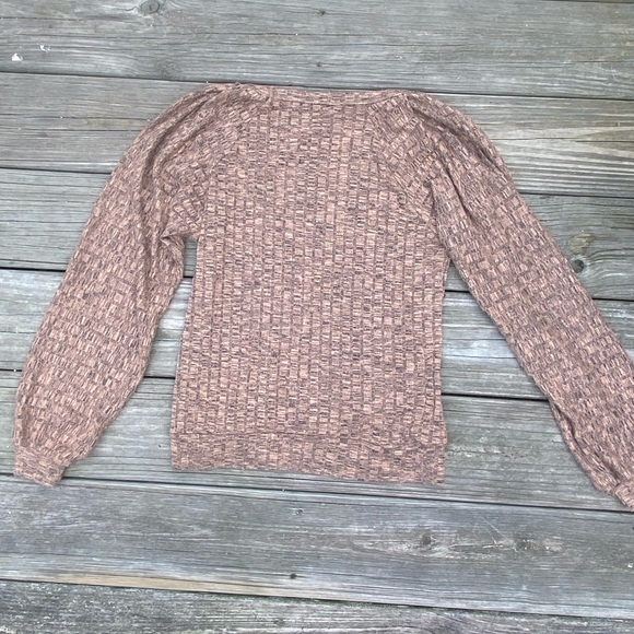Philosophy sweater brown black with slight puff sleeves - Picture 9 of 12